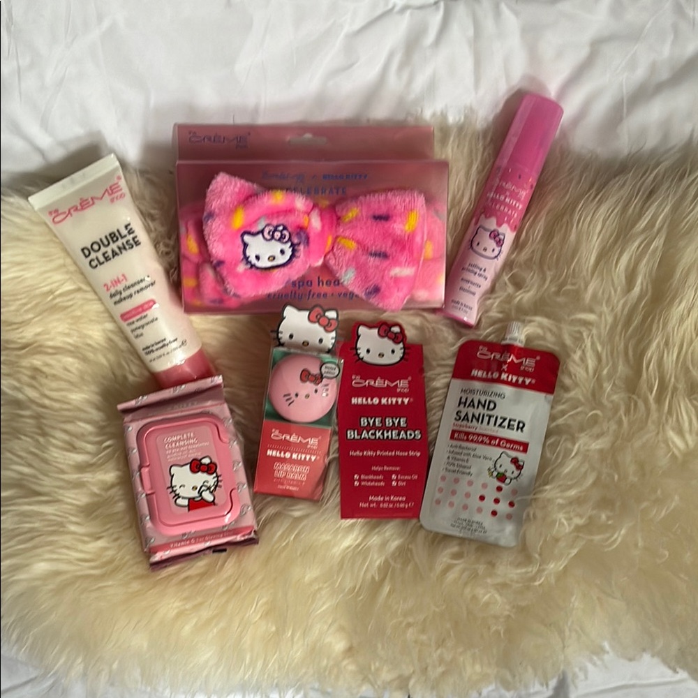 Hello Kitty Pink Skincare Collection